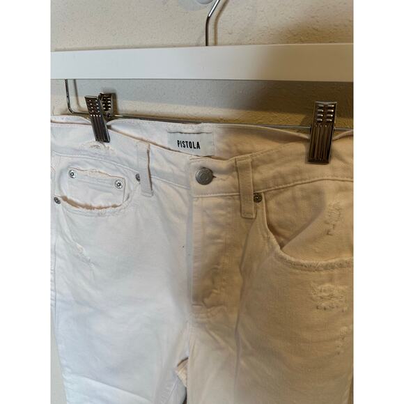 Pistola raw hem distressed denim -size 25 - Picture 2 of 4